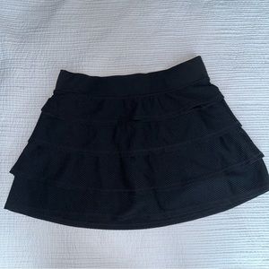 Ruffle activewear tennis skirt